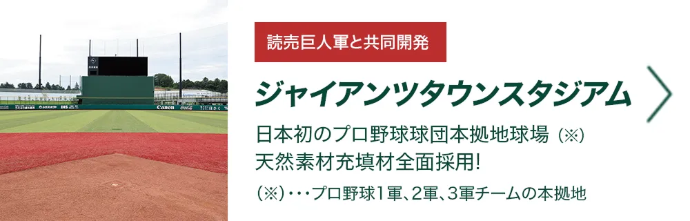 読売巨人軍と共同開発 ジャイアンツスタジアム